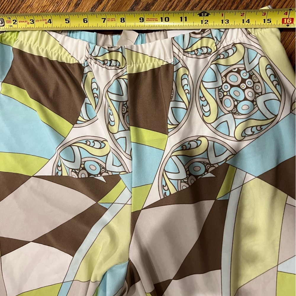 Chico's Multicolor Abstract Print Pants, NWT, 8-1… - image 3